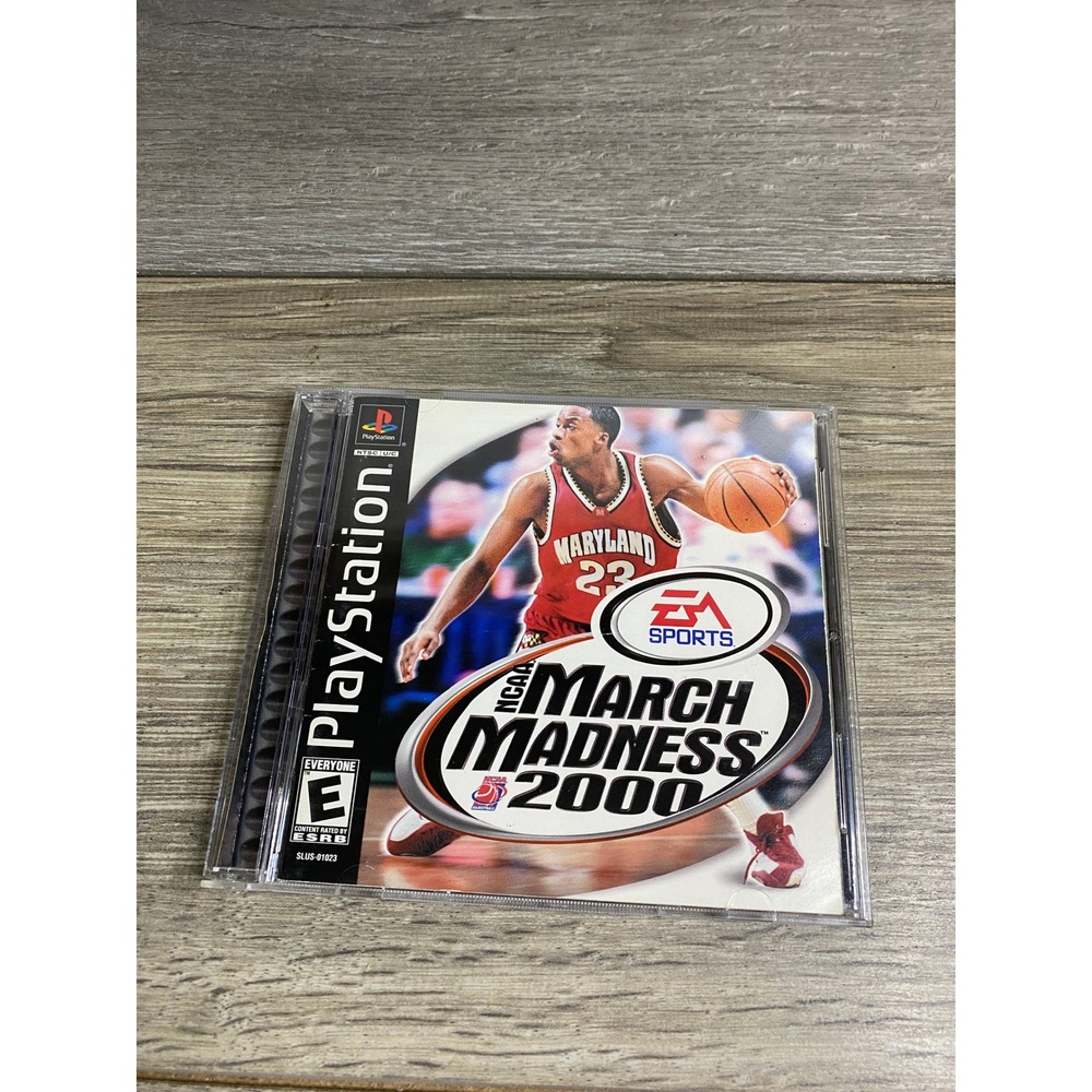 NCAA March Madness 2000 Sony PlayStation PS1 EA Sports Basketball SLUS-01023